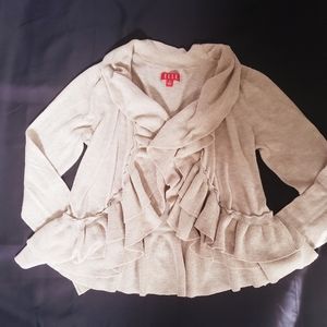 Ruffle Cardigan